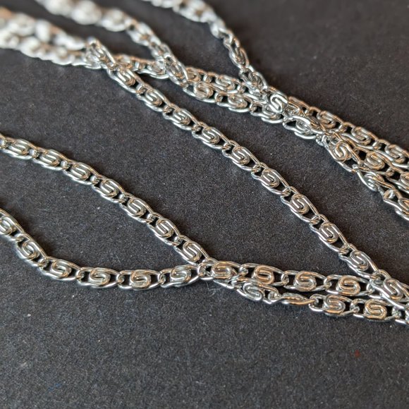 Vintage Sarah Coventry Silver Chain Choker Necklace - Picture 8 of 8